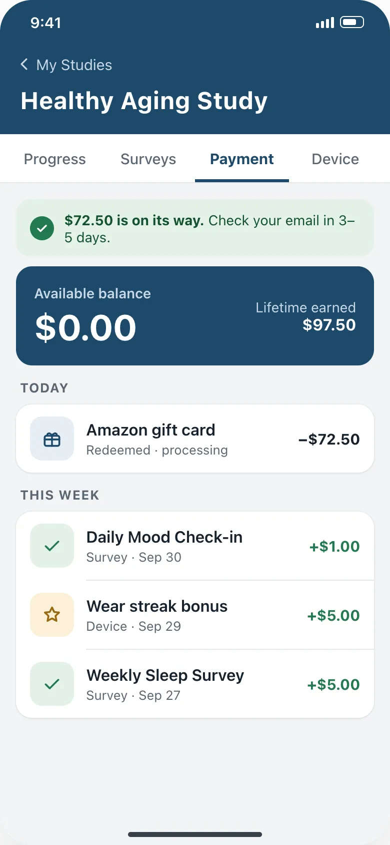 After redeeming